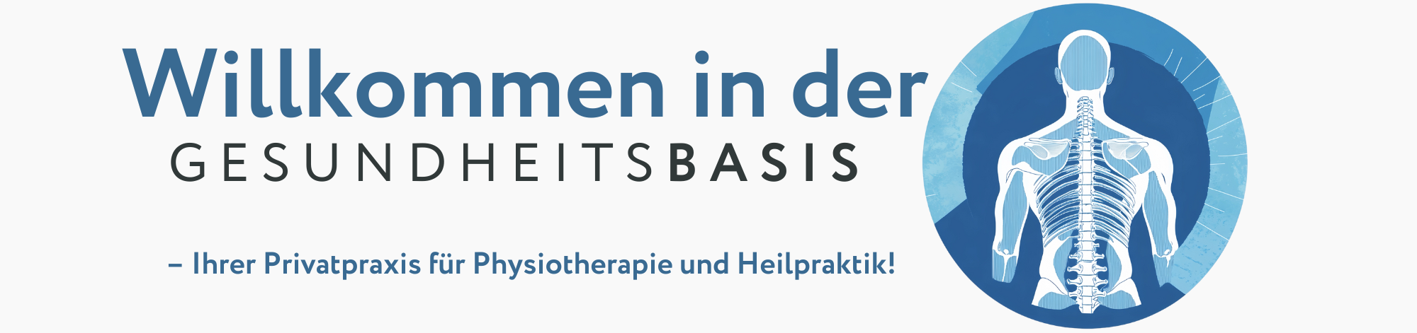 Willkommen bei Gesundheitsbasis – der Privatpraxis von Anouk Taday für Physiotherapie und Heilpraktik.
